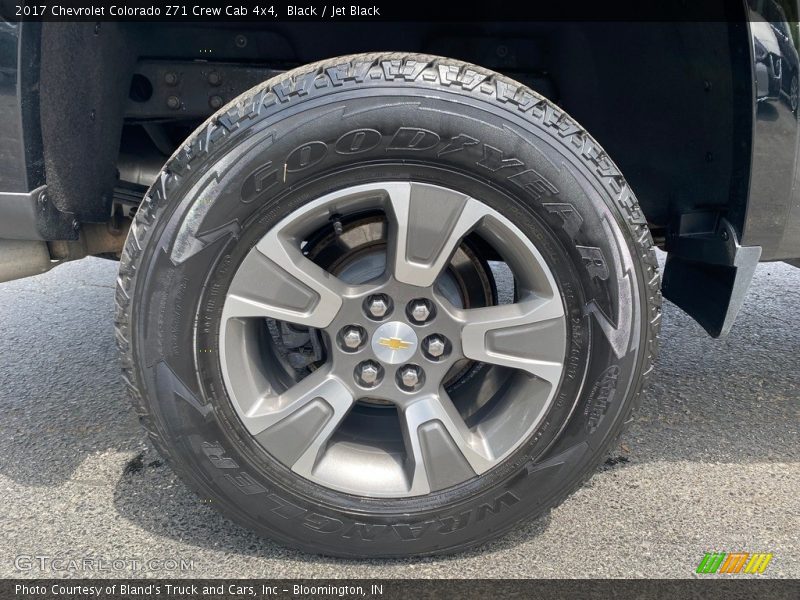 Black / Jet Black 2017 Chevrolet Colorado Z71 Crew Cab 4x4