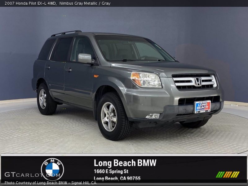 Nimbus Gray Metallic / Gray 2007 Honda Pilot EX-L 4WD