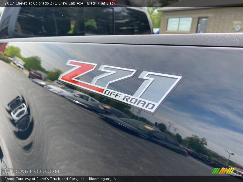 Black / Jet Black 2017 Chevrolet Colorado Z71 Crew Cab 4x4