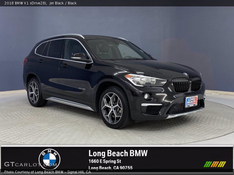Jet Black / Black 2018 BMW X1 sDrive28i