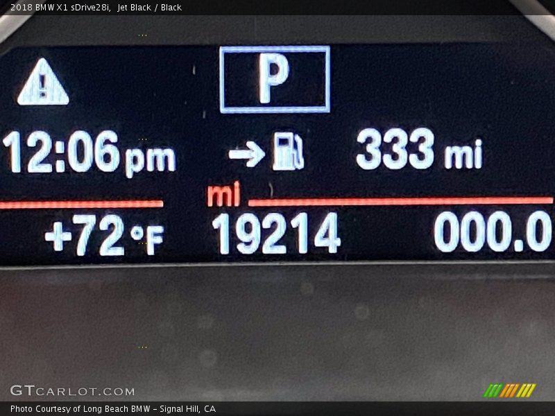 Jet Black / Black 2018 BMW X1 sDrive28i