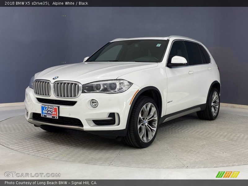 Alpine White / Black 2018 BMW X5 sDrive35i