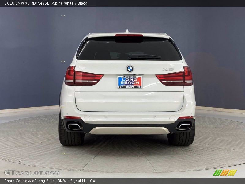 Alpine White / Black 2018 BMW X5 sDrive35i
