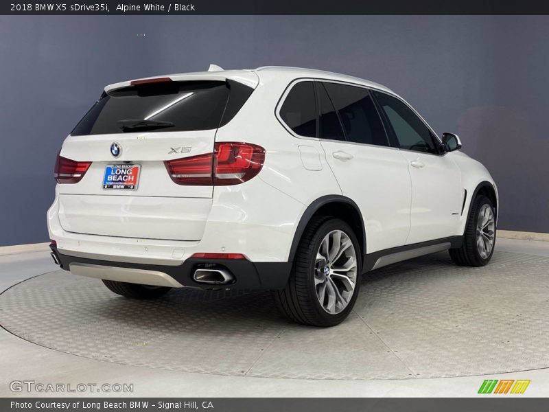 Alpine White / Black 2018 BMW X5 sDrive35i