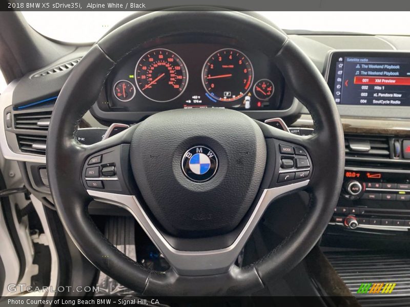 Alpine White / Black 2018 BMW X5 sDrive35i
