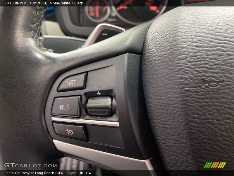 Alpine White / Black 2018 BMW X5 sDrive35i