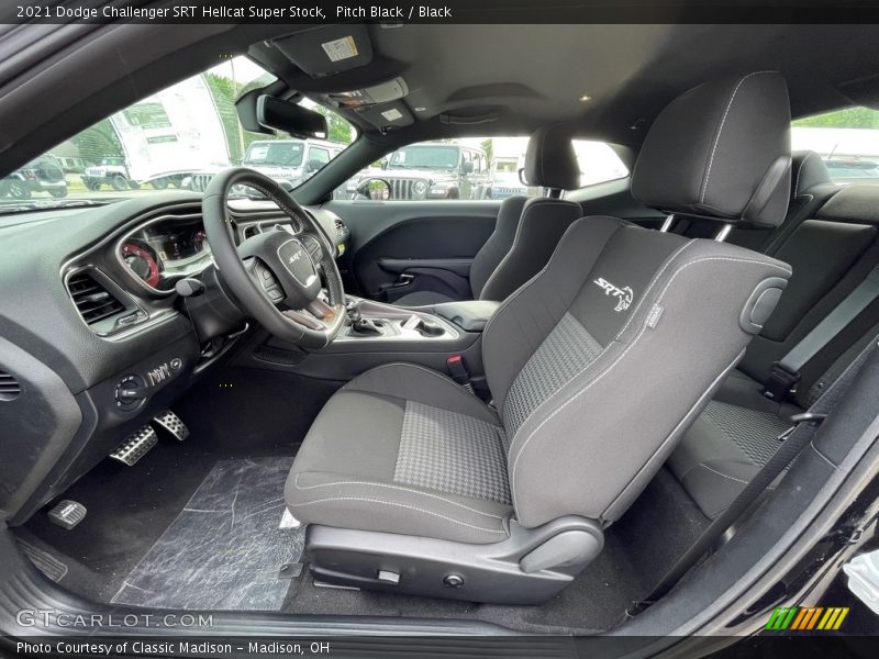  2021 Challenger SRT Hellcat Super Stock Black Interior