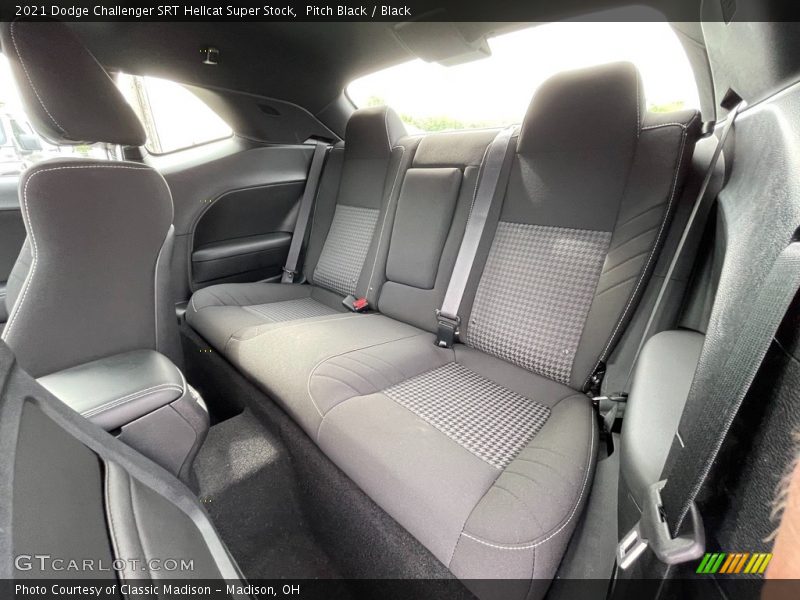 Rear Seat of 2021 Challenger SRT Hellcat Super Stock