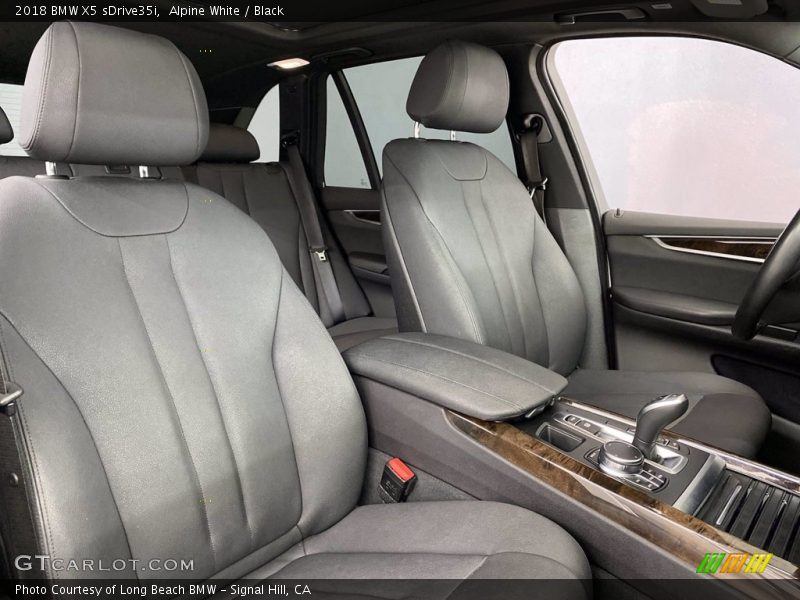 Alpine White / Black 2018 BMW X5 sDrive35i