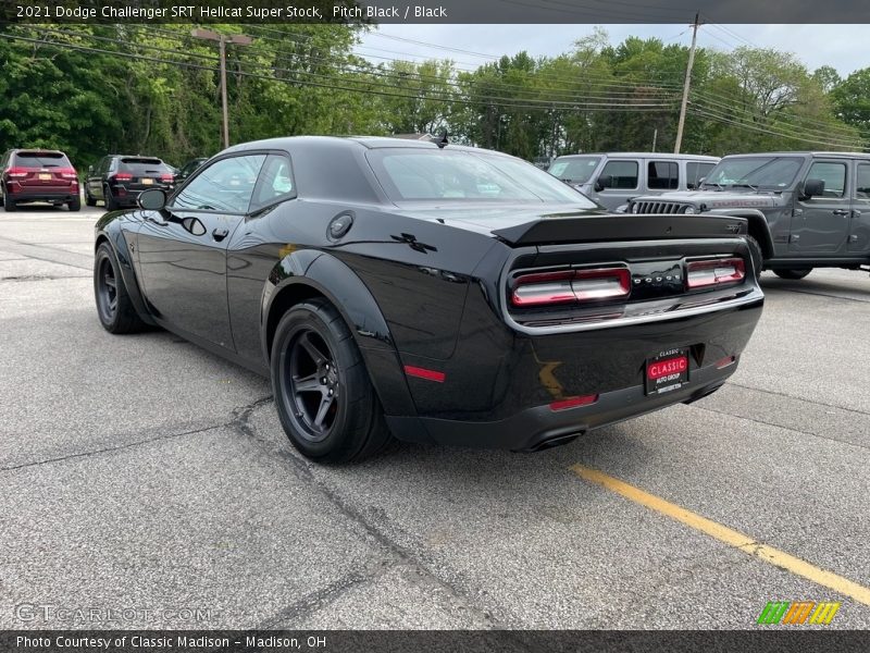 Pitch Black / Black 2021 Dodge Challenger SRT Hellcat Super Stock