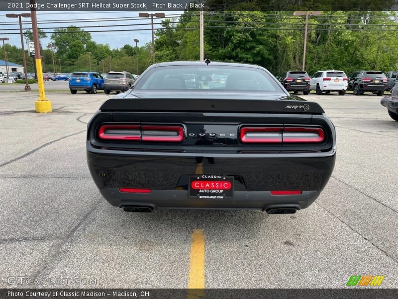 Pitch Black / Black 2021 Dodge Challenger SRT Hellcat Super Stock