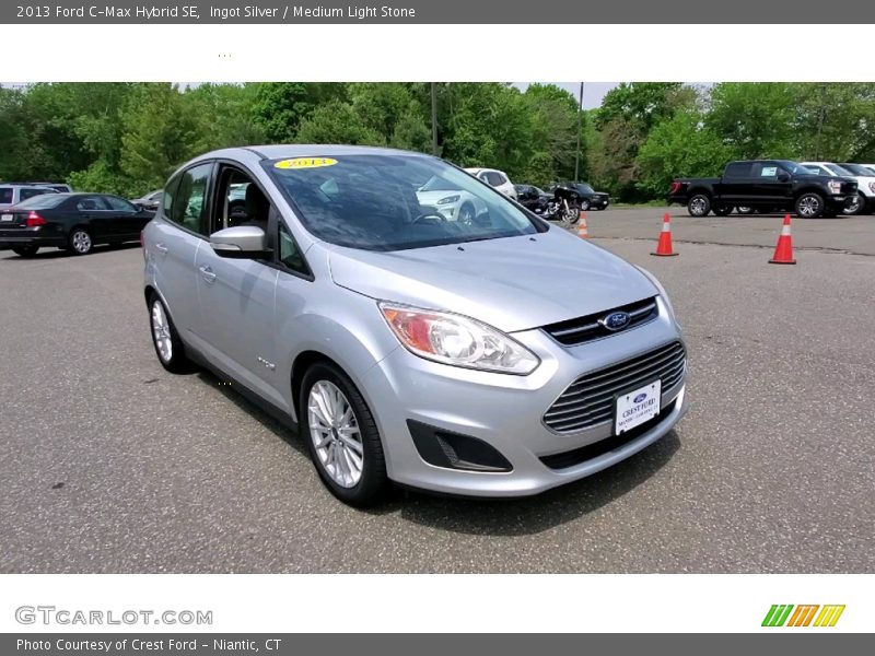 Ingot Silver / Medium Light Stone 2013 Ford C-Max Hybrid SE