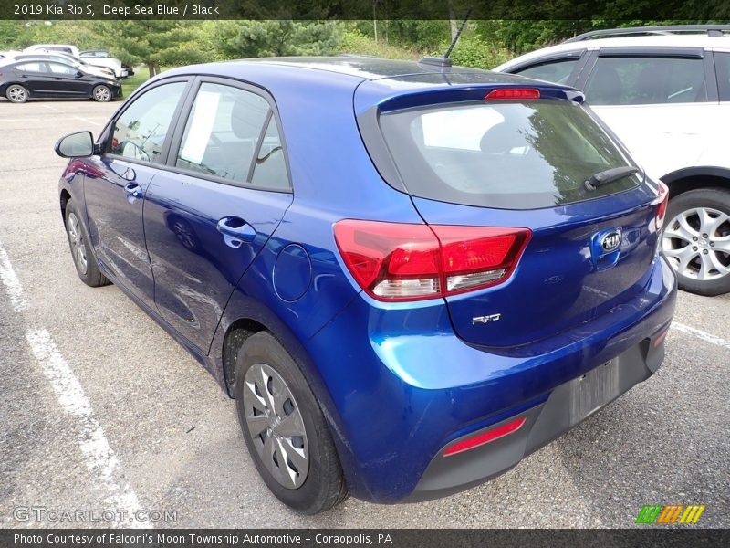 Deep Sea Blue / Black 2019 Kia Rio S