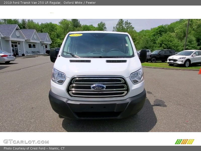 Oxford White / Pewter 2019 Ford Transit Van 250 LR Regular
