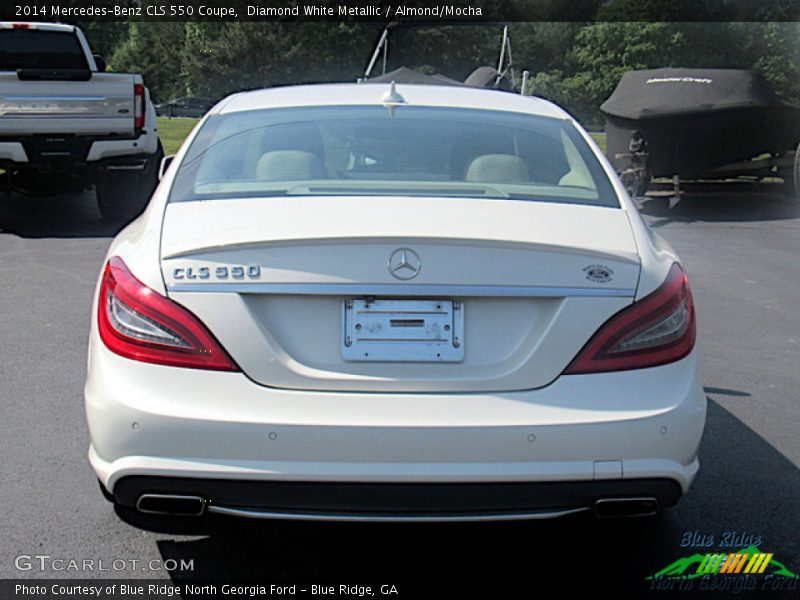 Diamond White Metallic / Almond/Mocha 2014 Mercedes-Benz CLS 550 Coupe