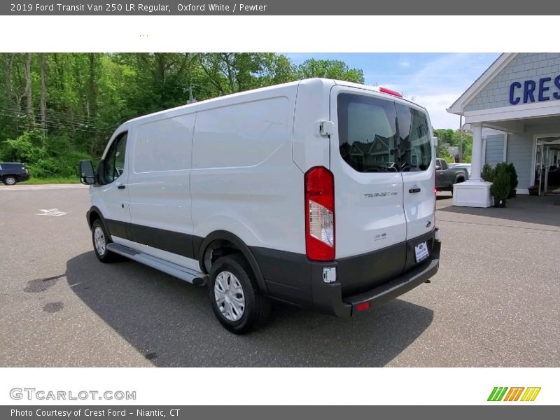 Oxford White / Pewter 2019 Ford Transit Van 250 LR Regular