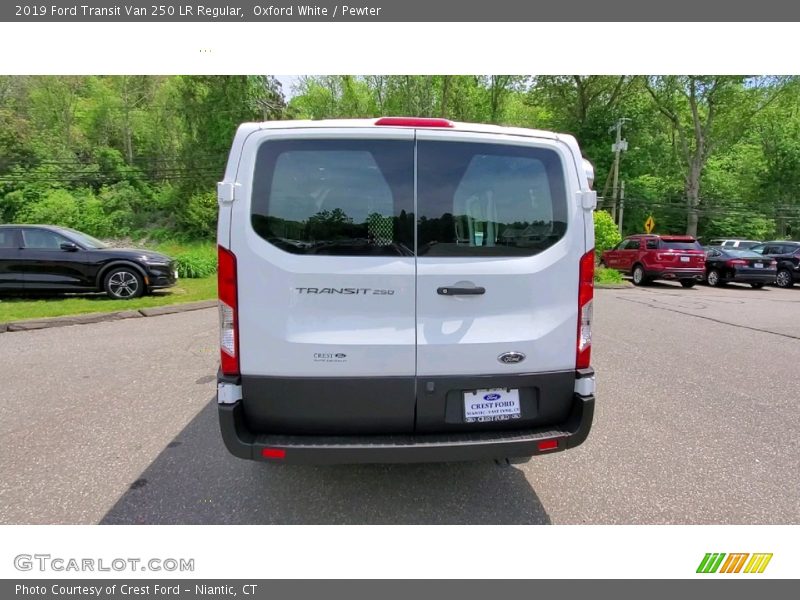 Oxford White / Pewter 2019 Ford Transit Van 250 LR Regular