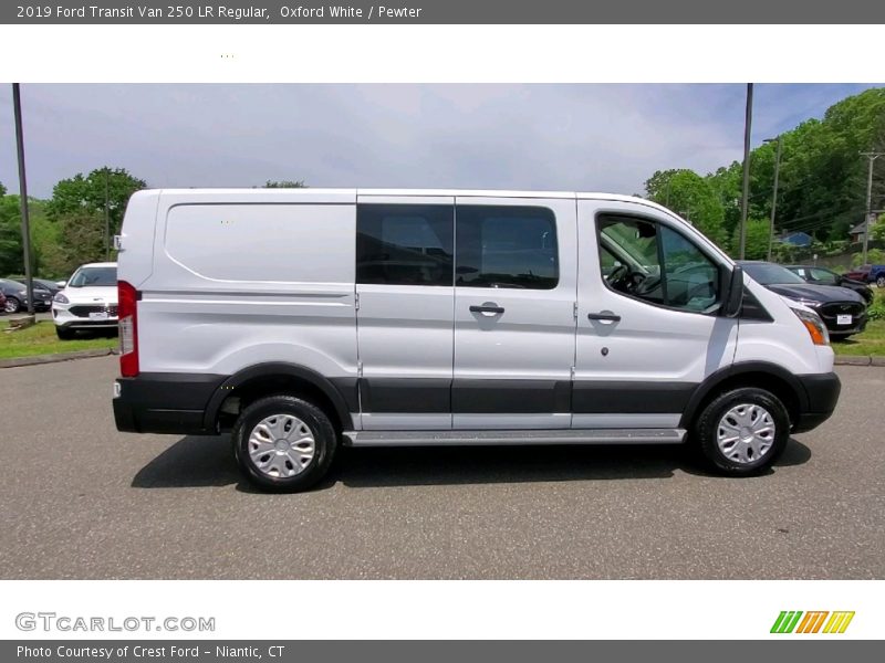 Oxford White / Pewter 2019 Ford Transit Van 250 LR Regular