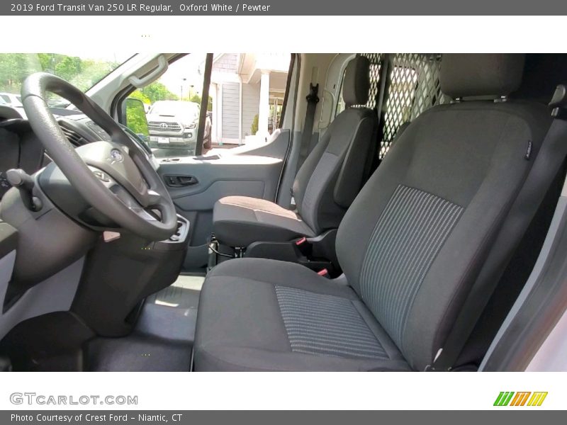 Oxford White / Pewter 2019 Ford Transit Van 250 LR Regular