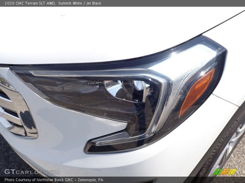 Summit White / Jet Black 2020 GMC Terrain SLT AWD