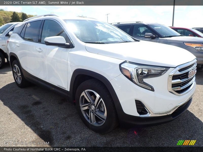 Summit White / Jet Black 2020 GMC Terrain SLT AWD