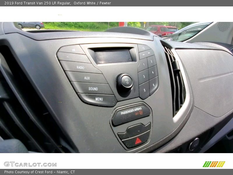 Oxford White / Pewter 2019 Ford Transit Van 250 LR Regular