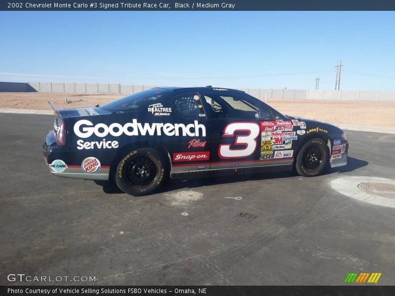  2002 Monte Carlo #3 Signed Tribute Race Car Black