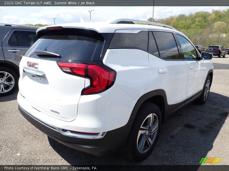 Summit White / Jet Black 2020 GMC Terrain SLT AWD
