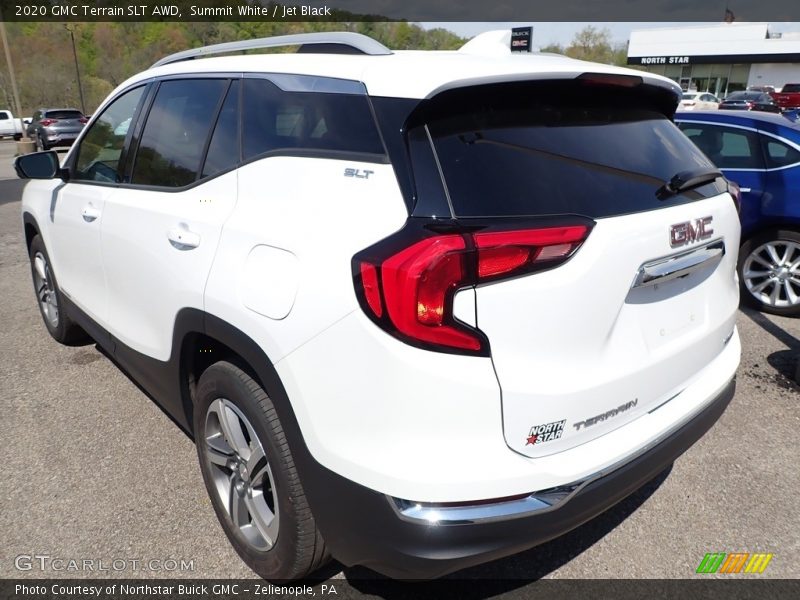 Summit White / Jet Black 2020 GMC Terrain SLT AWD