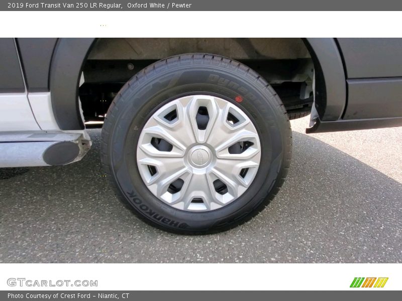 Oxford White / Pewter 2019 Ford Transit Van 250 LR Regular