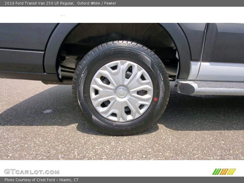 Oxford White / Pewter 2019 Ford Transit Van 250 LR Regular