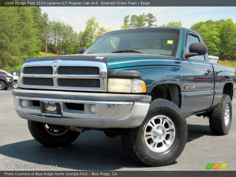 Front 3/4 View of 1998 Ram 1500 Laramie SLT Regular Cab 4x4
