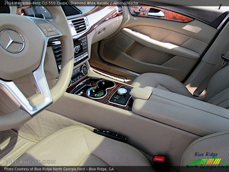 Diamond White Metallic / Almond/Mocha 2014 Mercedes-Benz CLS 550 Coupe
