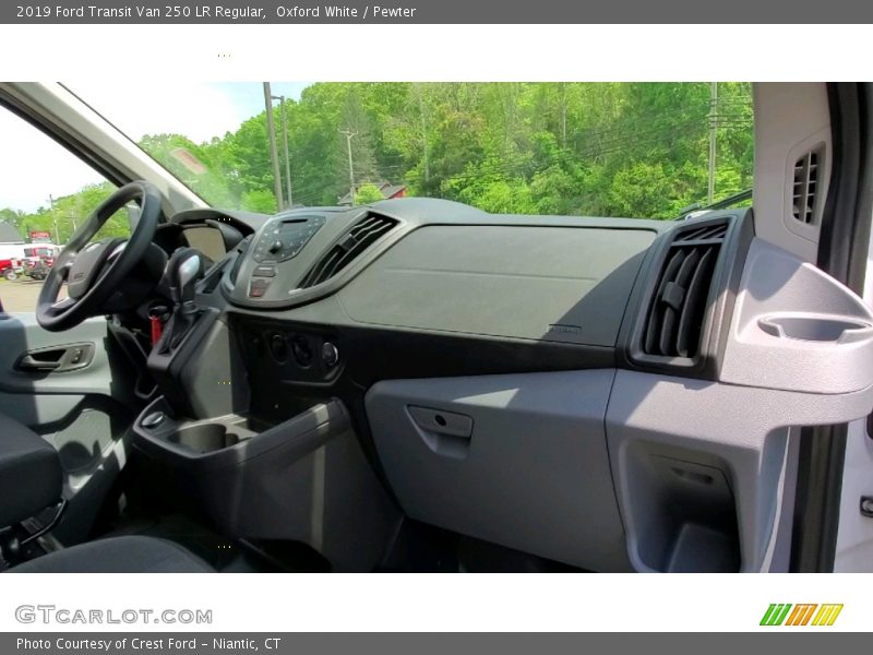 Oxford White / Pewter 2019 Ford Transit Van 250 LR Regular