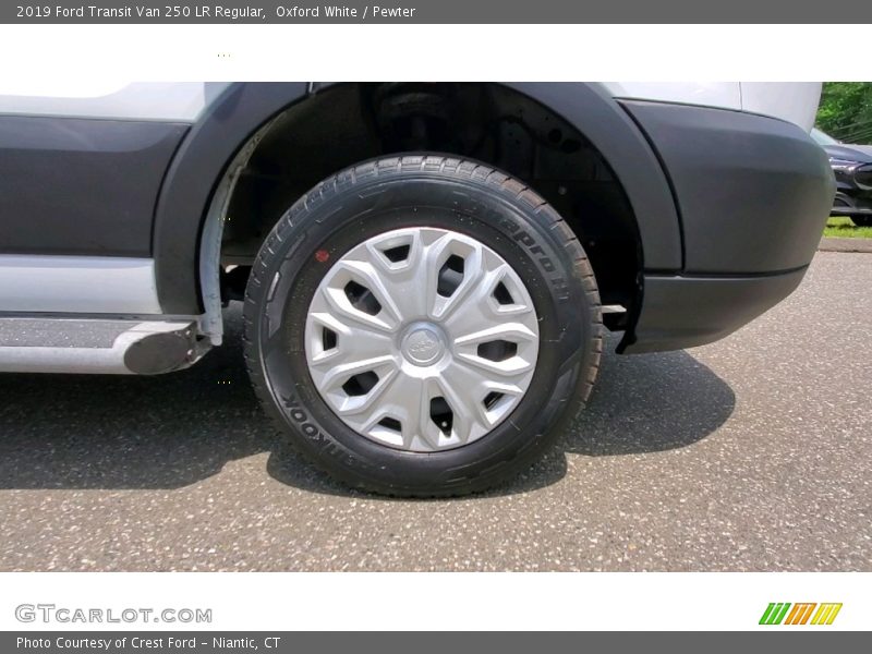 Oxford White / Pewter 2019 Ford Transit Van 250 LR Regular