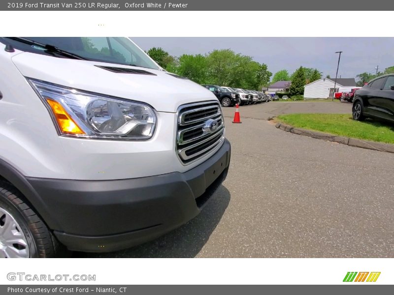 Oxford White / Pewter 2019 Ford Transit Van 250 LR Regular