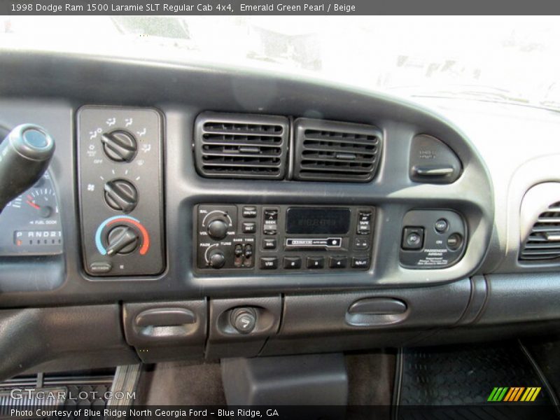 Controls of 1998 Ram 1500 Laramie SLT Regular Cab 4x4