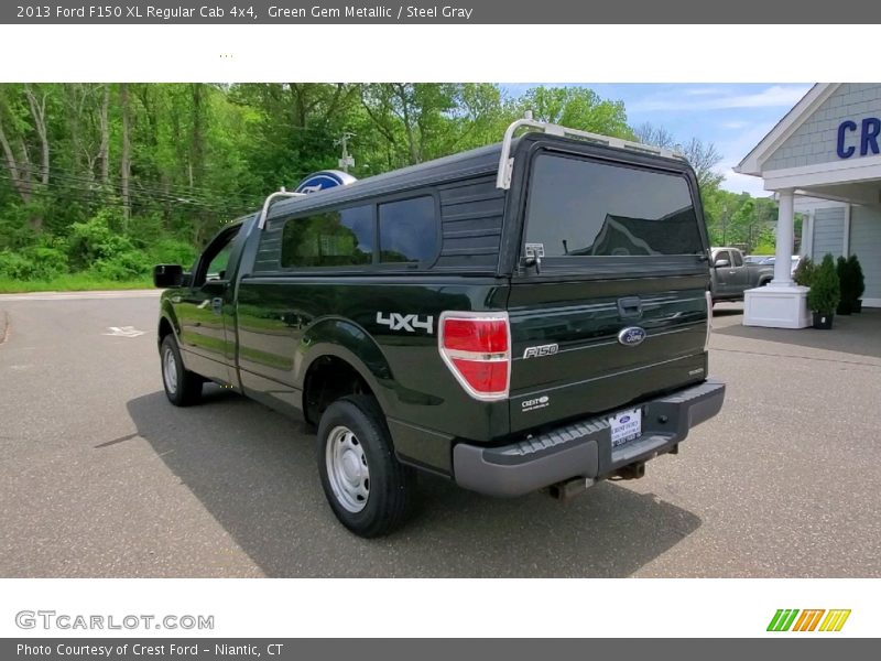 Green Gem Metallic / Steel Gray 2013 Ford F150 XL Regular Cab 4x4