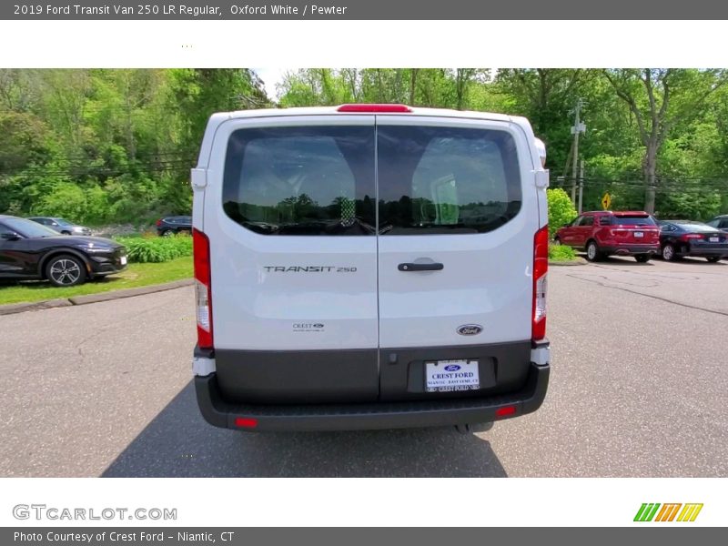 Oxford White / Pewter 2019 Ford Transit Van 250 LR Regular
