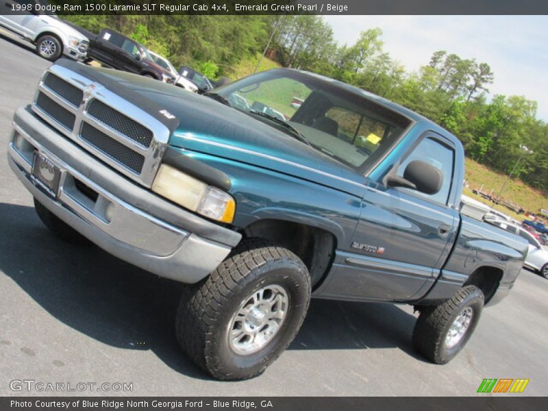  1998 Ram 1500 Laramie SLT Regular Cab 4x4 Emerald Green Pearl