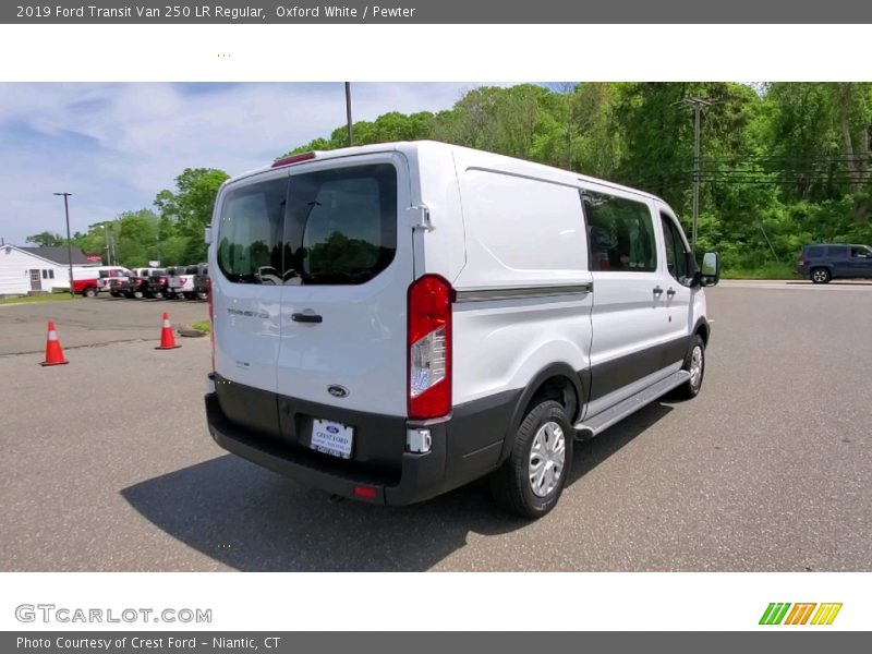 Oxford White / Pewter 2019 Ford Transit Van 250 LR Regular