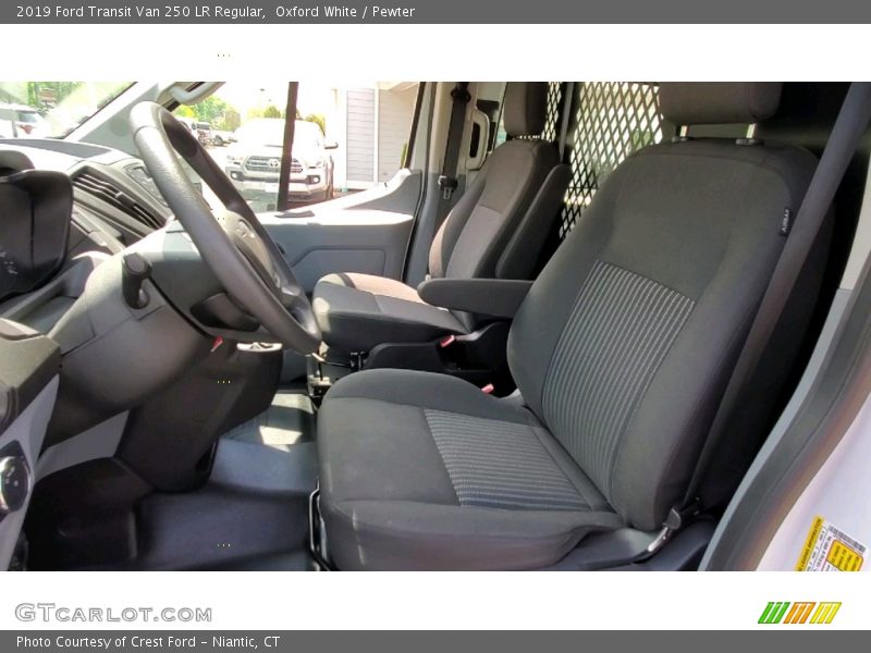 Oxford White / Pewter 2019 Ford Transit Van 250 LR Regular