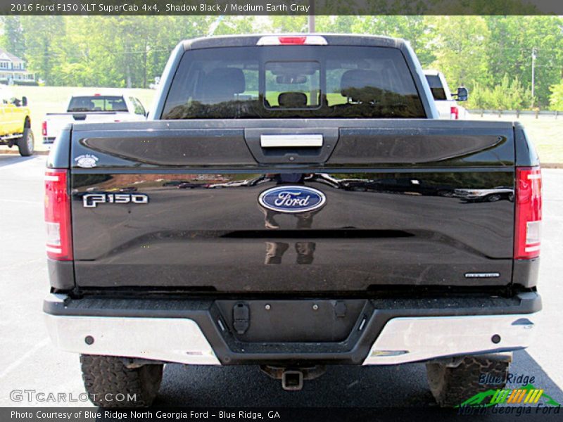 Shadow Black / Medium Earth Gray 2016 Ford F150 XLT SuperCab 4x4