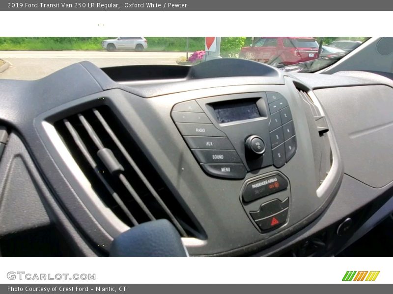 Oxford White / Pewter 2019 Ford Transit Van 250 LR Regular
