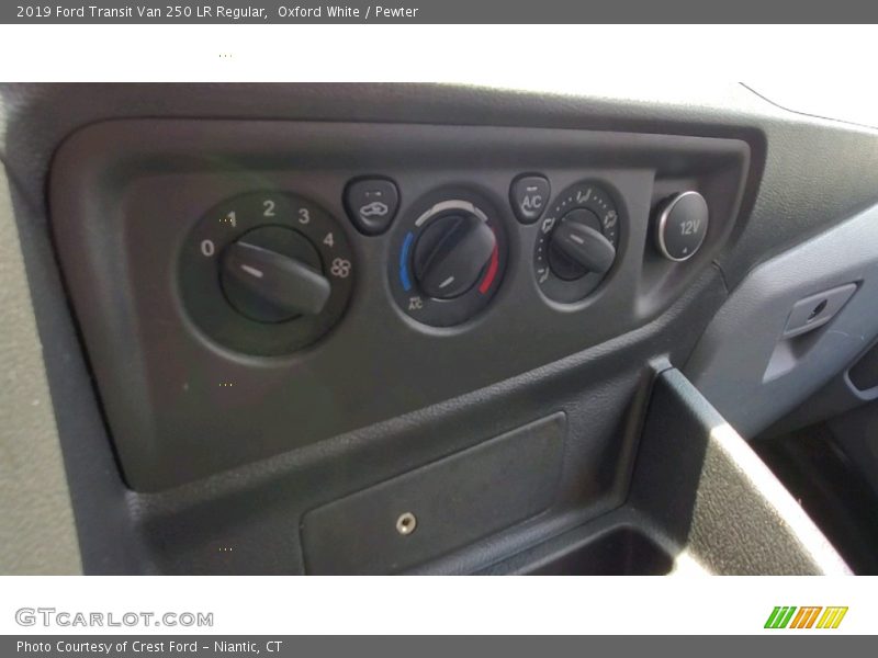 Oxford White / Pewter 2019 Ford Transit Van 250 LR Regular