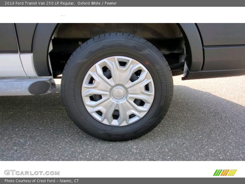 Oxford White / Pewter 2019 Ford Transit Van 250 LR Regular