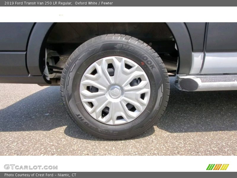 Oxford White / Pewter 2019 Ford Transit Van 250 LR Regular