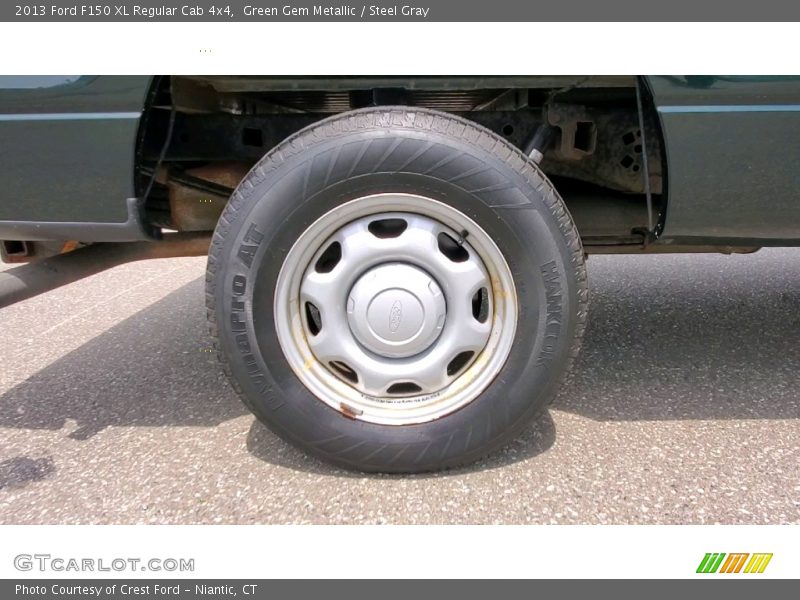 Green Gem Metallic / Steel Gray 2013 Ford F150 XL Regular Cab 4x4