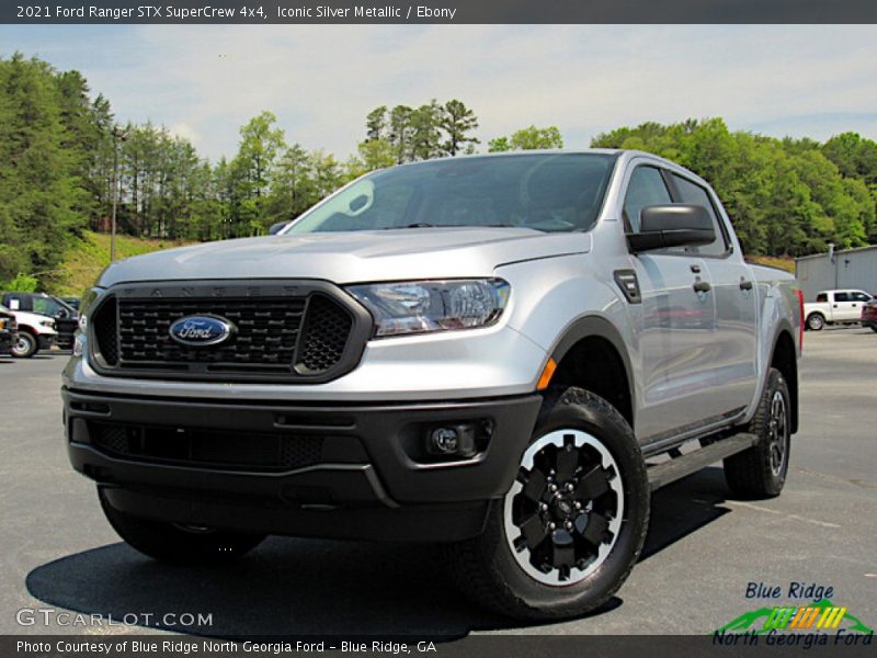 Iconic Silver Metallic / Ebony 2021 Ford Ranger STX SuperCrew 4x4