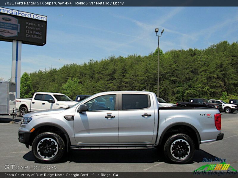 Iconic Silver Metallic / Ebony 2021 Ford Ranger STX SuperCrew 4x4